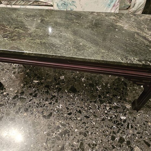 Coffee table set used with marble top 105×42 and 2 small tables 38×38