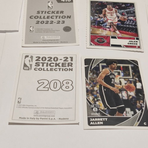 NBA Panini Sticker Collection lot of 13 (2020-21 & 2022-23)