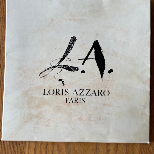 Silk scarf LORIS AZZARO PARIS new with beautiful colors