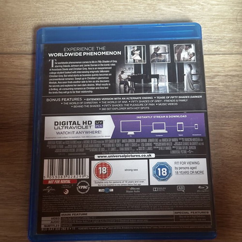 Fifty Shades of Grey Unseen Edition Blu-Ray used with English subs