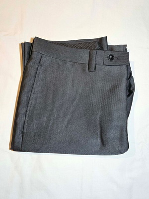 Calvin Klein men's suit pants gray shiny texture size L like new