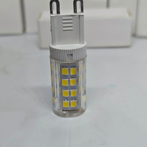 Set of 10 LED G9 bulbs 64 SMD cool white new