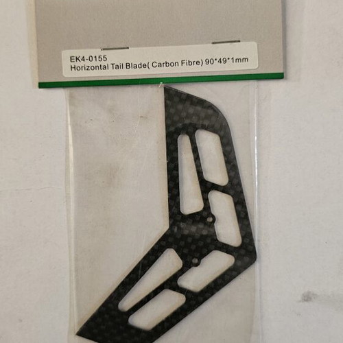 E-Sky EK4-0155 Carbon Horizontal Tail Fin like new for RC helicopter
