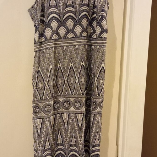 H&M dress size S 36 like new, black and beige