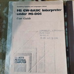 GW-BASIC Interpreter MS-DOS Olivetti manuals used, collector's set