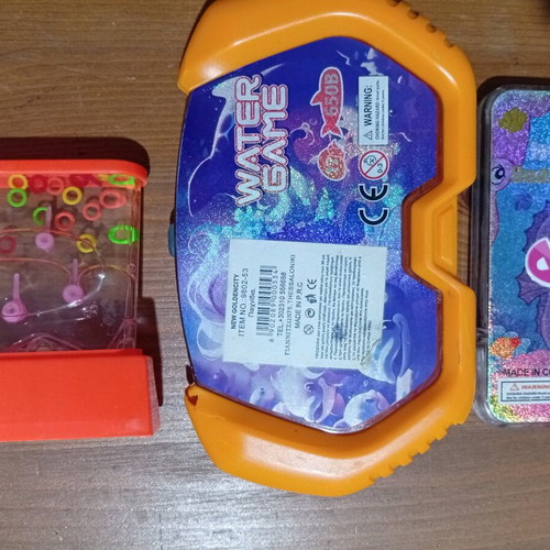 Water games handheld toys, set of three