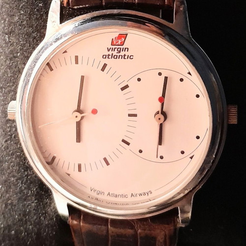 Virgin Atlantic Airways Dual Time watch used