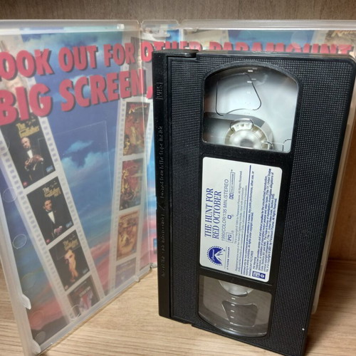 The Hunt for Red October VHS tape, English edition without subtitles
