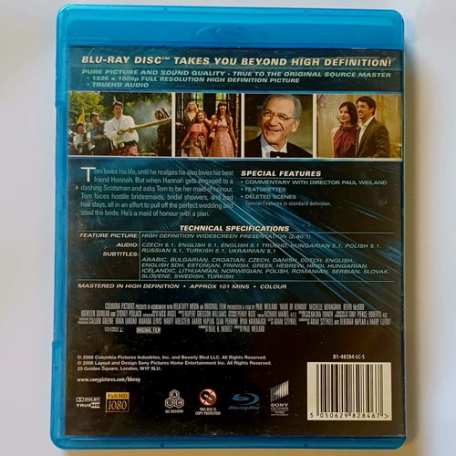 Made of Honour Blu-Ray used with Greek subtitles