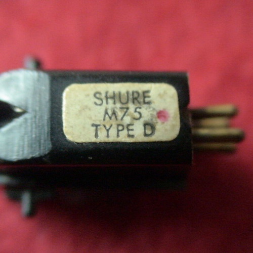 Shure DM103 M-E and M-75 Type D heads used, defective without needles