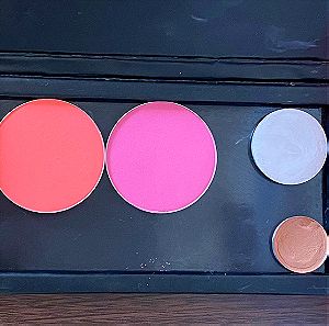 Colourpop Blush Papaya & Pitaya, MAC Cream Base Luna & Pro VG Concealer 51 + Μαγνητική Παλέτα