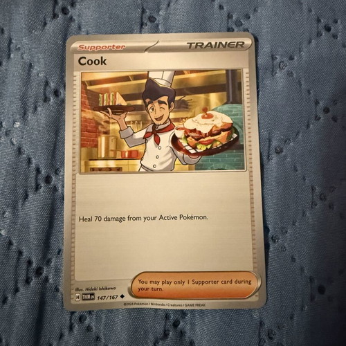 Cook Pokemon Card new, Twilight Masquerade 147/167