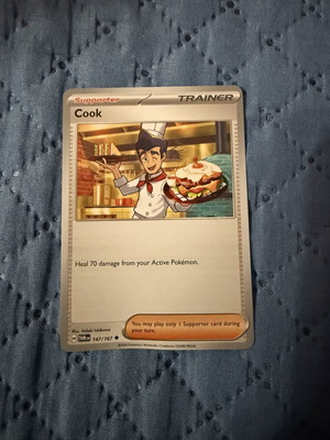 Cook Pokemon Card new, Twilight Masquerade 147/167