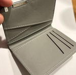 Card wallet new gray no name