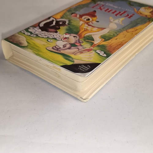 Bambi VHS video cassette used, Walt Disney classics, English