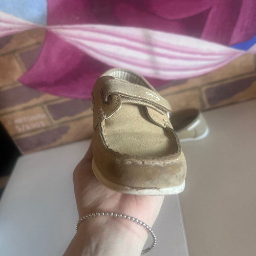 Orchestra Saxo Blues beige kids moccasins boat shoes size 34 used