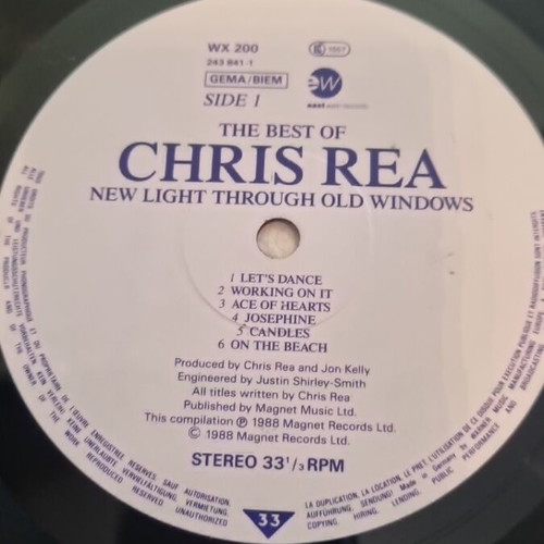 Chris Rea The Best Of vinyl used
