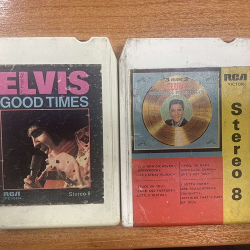 Elvis Presley 2 8 Track cassettes used, rock