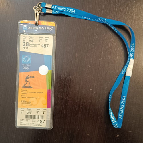 Olympic Games Athens 2004 Ticket Holder like new