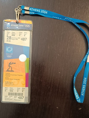 Olympic Games Athens 2004 Ticket Holder like new