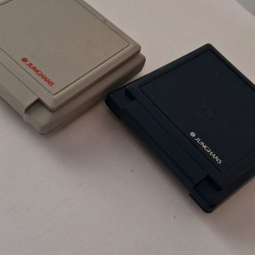 Junghans alarm clocks retro quartz table set of 2 like new