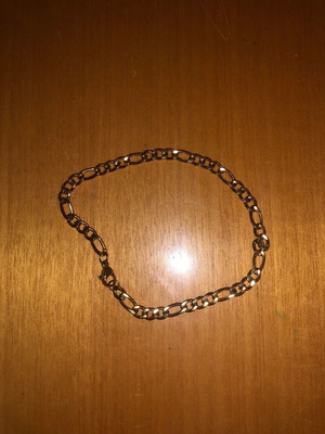 Αλυσίδα χεριού καινούργια, χρυσαφί, 4mm, 21cm unisex