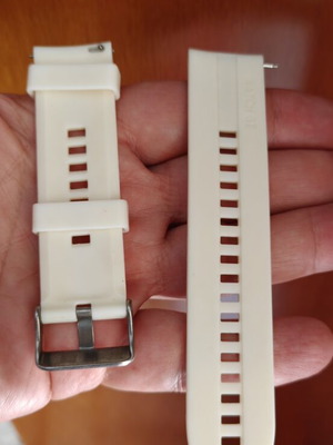 Silicone watch strap 22 mm for all smartphones
