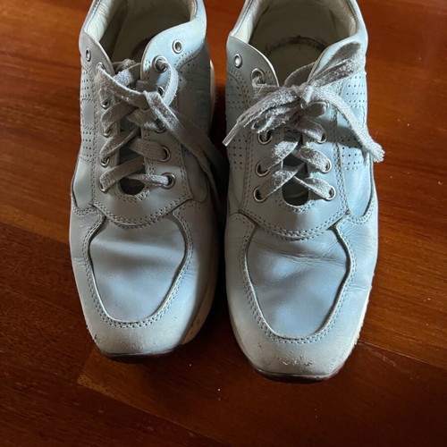 Hogan women's sneakers used, turquoise, size 37