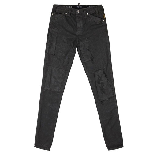Дънкови панталони Armani Jeans The Flag Limited Edition No.147/200 черни нови