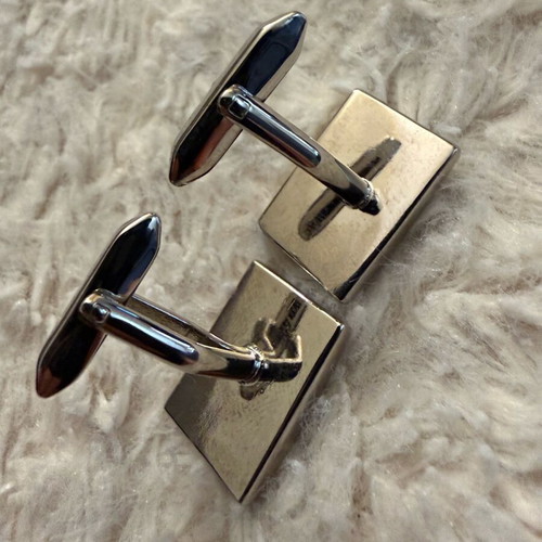Silver cufflinks set new with box