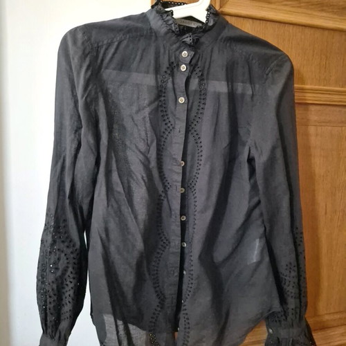 Jaeger women's shirt M used, black with lace details