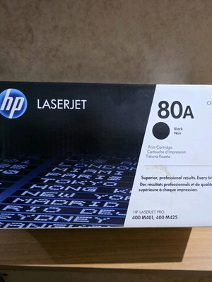 HP 80A Black Original LaserJet Toner Cartridge CF280A new