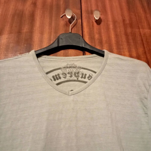 Men's long-sleeve shirt in light khaki like new