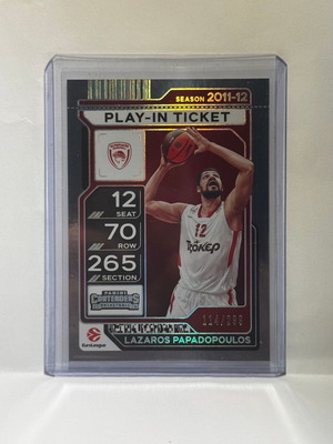 2025-26 Panini Contenders Lazaros Papadopoulos card new