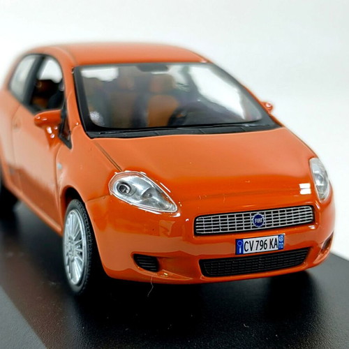 Fiat Grande Punto 3 Doors Metallic Orange 1:43 Diecast Model New