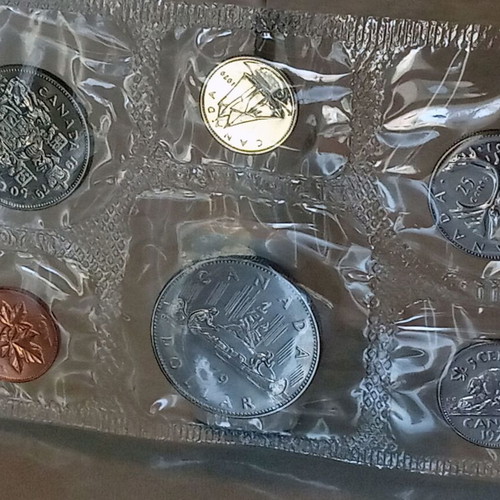 Set of 6 Royal Canadian Mint 1979 coins new
