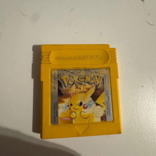 Pokemon Yellow game used for Nintendo Game Boy