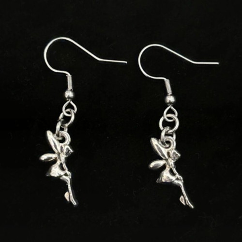Fairy earrings handmade silver new