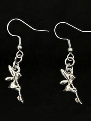 Fairy earrings handmade silver new