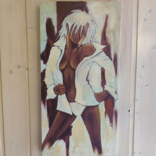 Pierre Farel Canvas Frame like new with Sensuality design