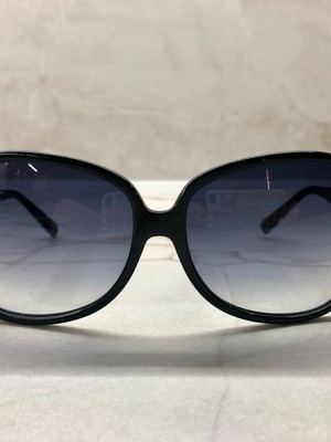 Oliver Peoples Leyla BK/S sunglasses used, black, 64-15-130 with case