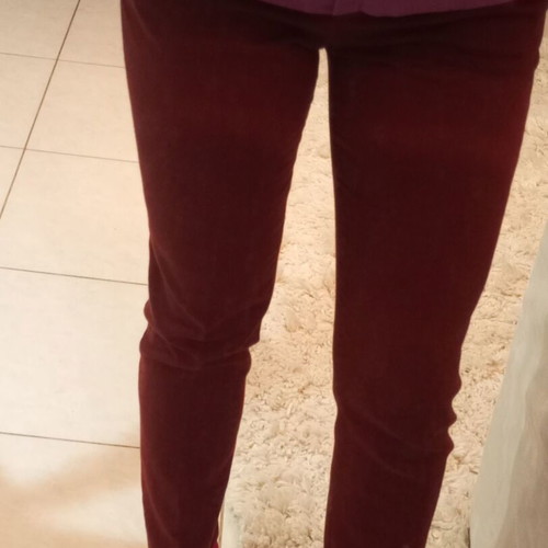 Hugo Boss wool women's pants like new, burgundy, size XS