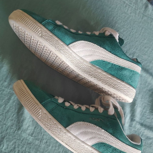 Puma Suede Vintage Sneakers like new, size 38, turquoise