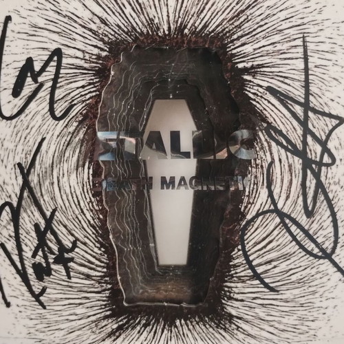 Metallica Death Magnetic CD used signed with Beyond Magnetic CD