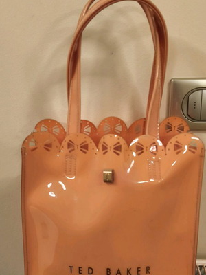 Ted Baker Handbag used, medium size pink/peach color