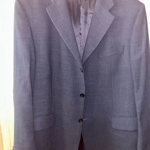 Authentic Ted Lapidus custom made jacket blue, new, size 56