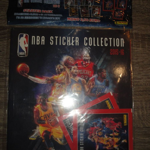 NBA Album 2015-16 Starter Pack closed with stickers new