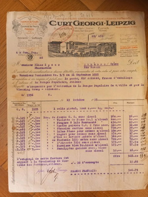 Old Chromolithograph Invoices