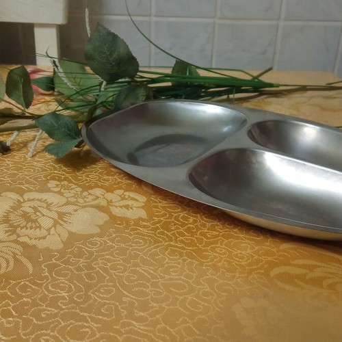 Vianoch Franke Inox 18/8 Oval Serving Platter for Nuts Like New