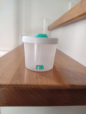 Mothercare powder container for cream or milk with compartments used